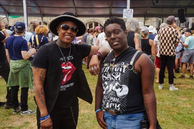 Backstage at Newport Folk with The Black Opry Revue